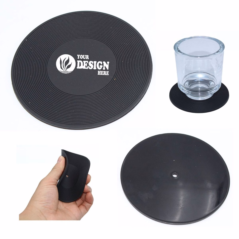 Soft Vinyl Record Coaster