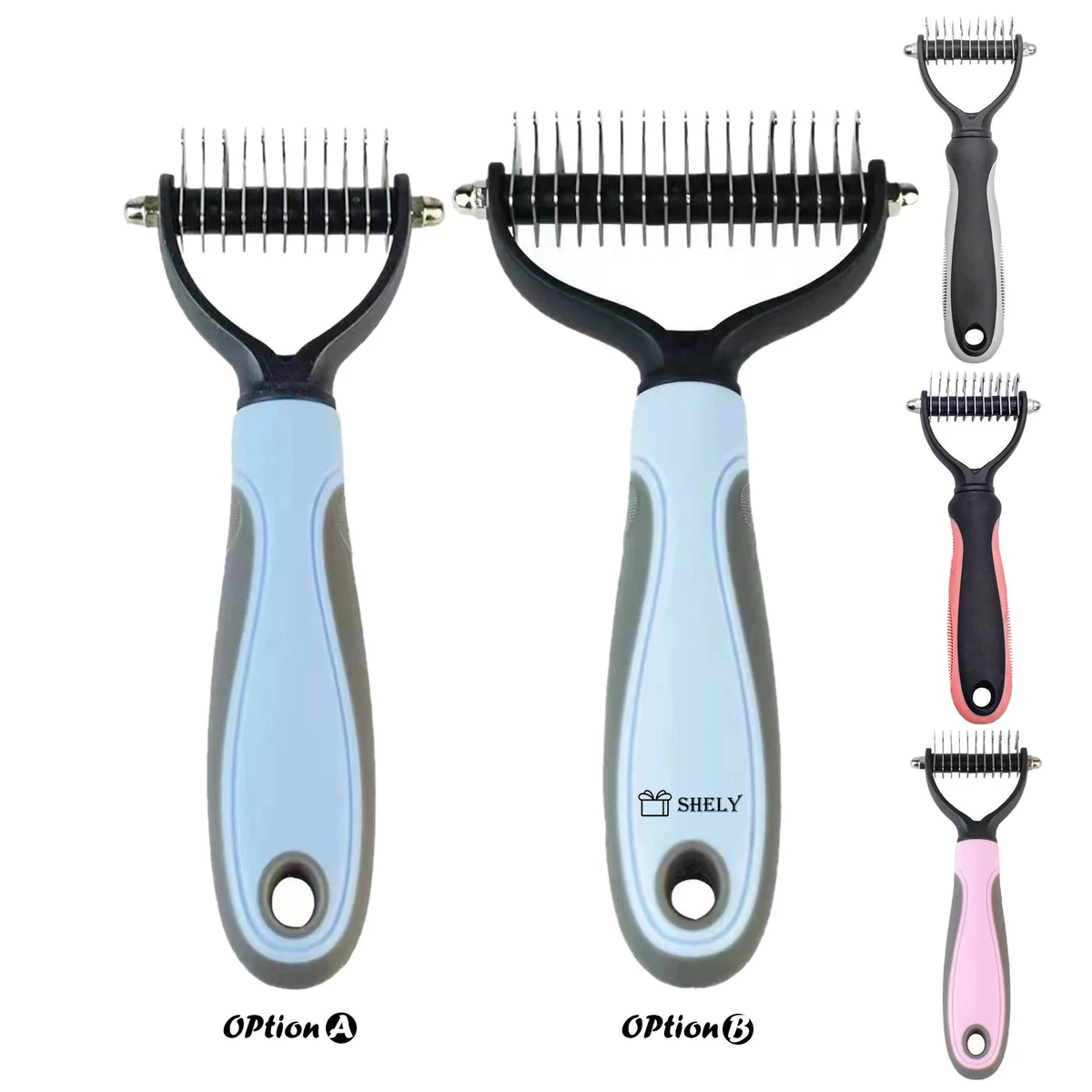 Double-sided Stainless Steel Pet Comb 1