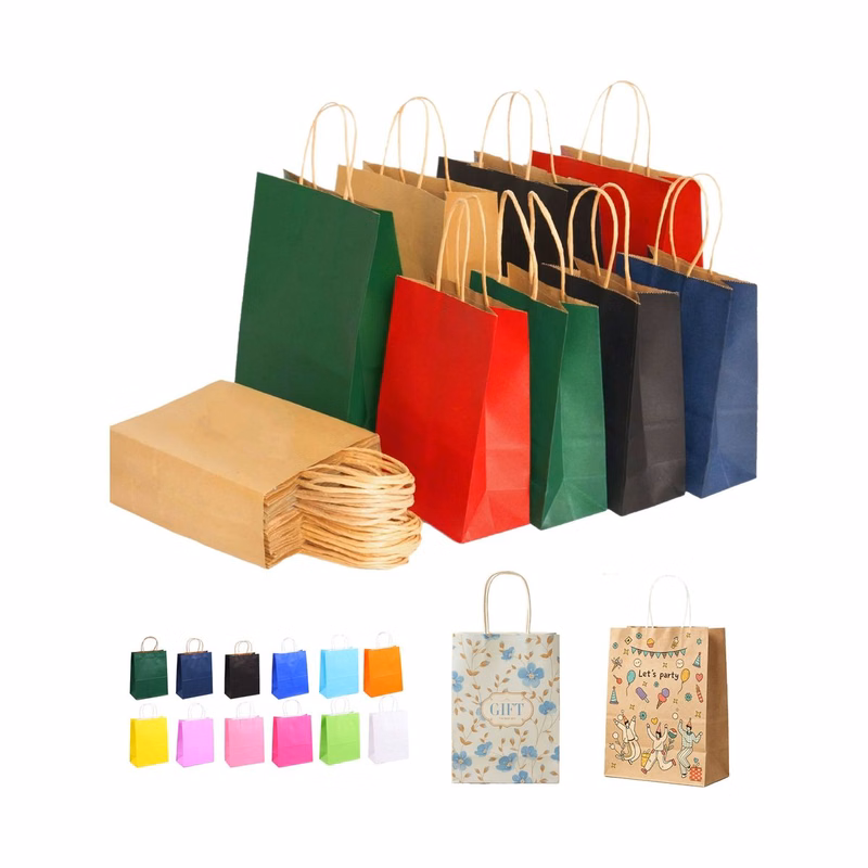 Recyclable Eco-Friendly Kraft Paper Bags