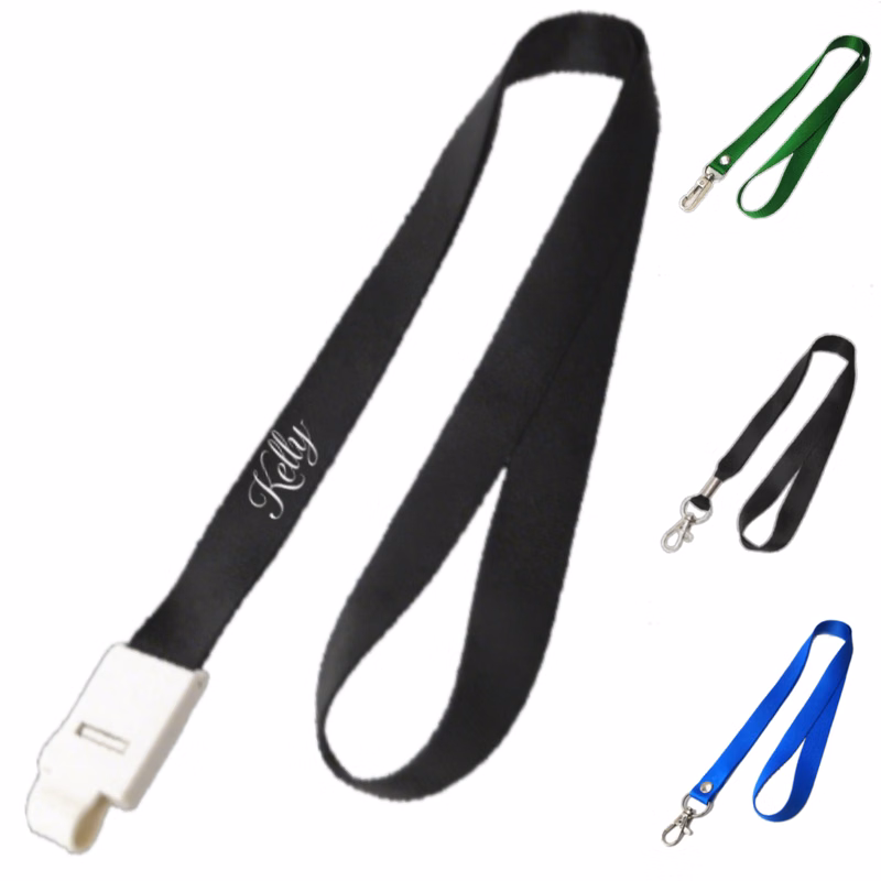 Polyester Full Color ID Badge Lanyard Neck Strap