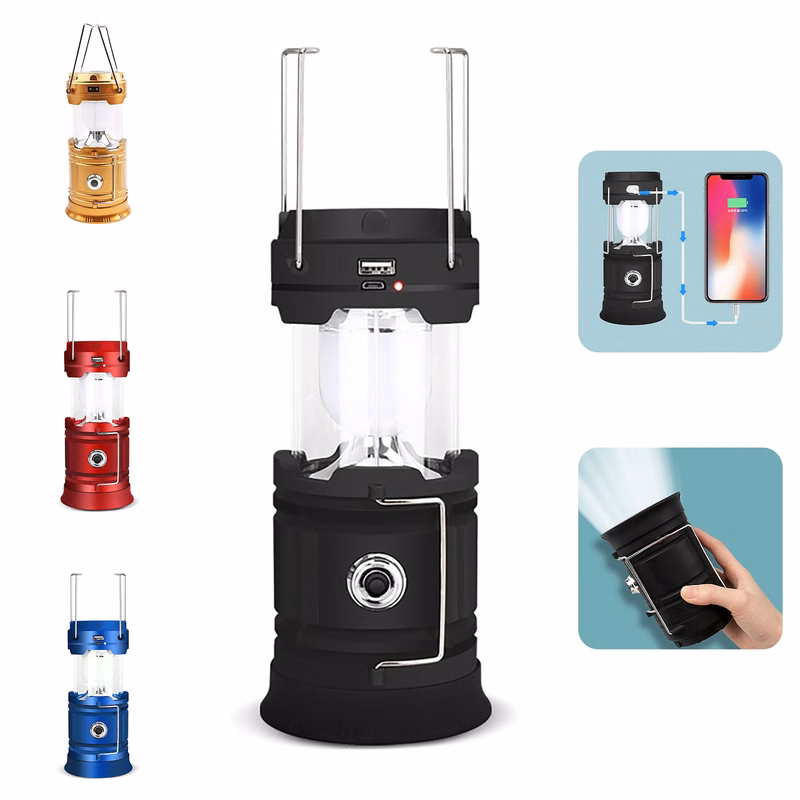 Solar Rechargeable Tent Led Light