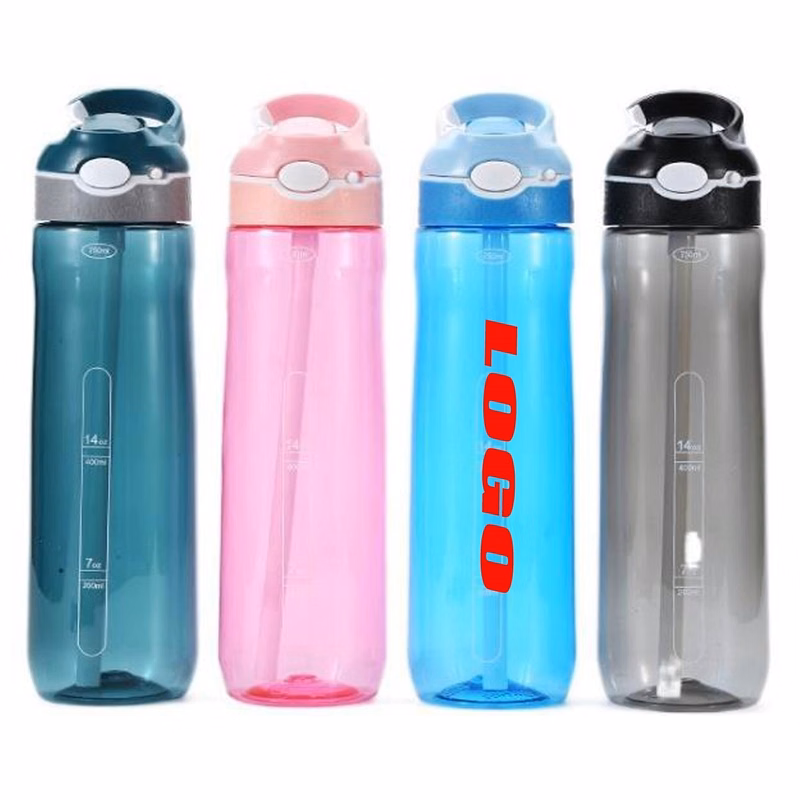 BPA-Free Plastic Water Bottle with Scuba Lid