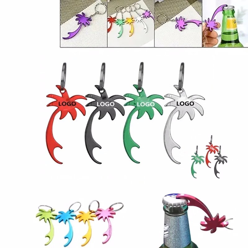Coconut Palm Tree Shaped Bottle Opener Key Holder