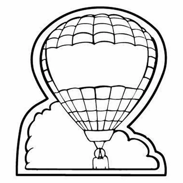 Air Balloon Magnet - Full Color 1