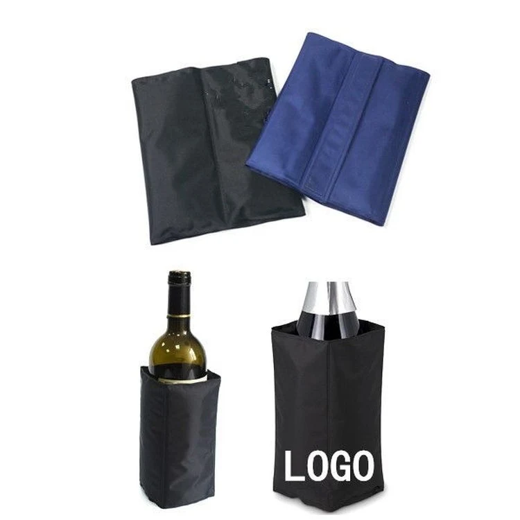 PVC Cooler Bag/ Gel Wine Bottle Cooler Pack/ Wine Chiller 1