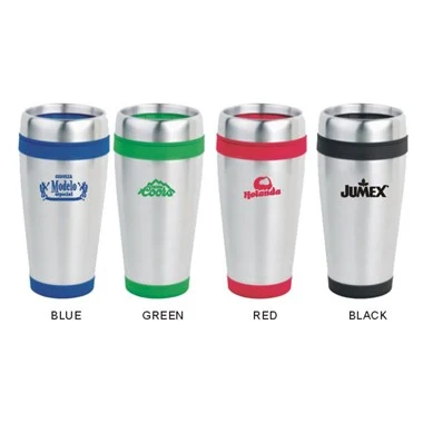 16 OZ Stainless SteelTumbler with Color Trim 1