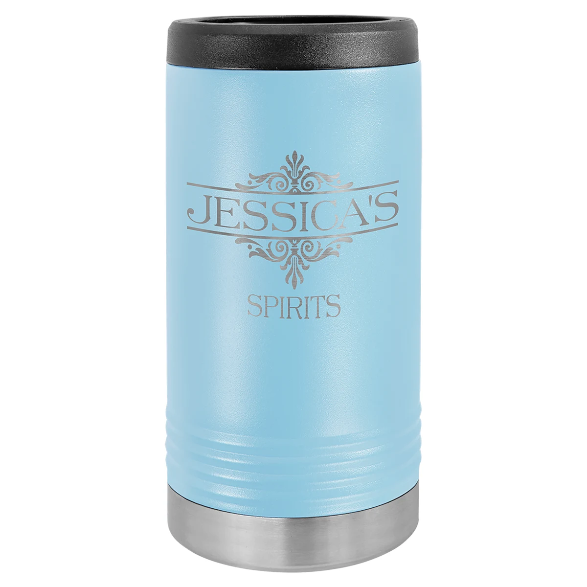 Polar Camel Light Blue Slim Beverage Holder 1