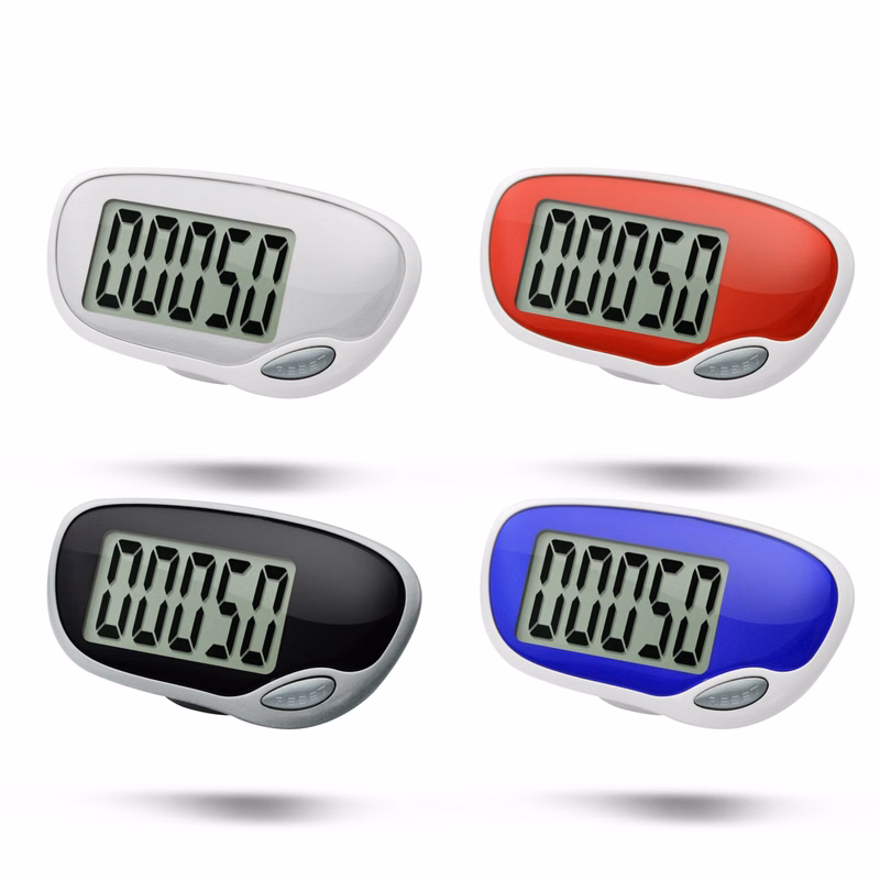 2D Simple Step Counter with Large Digital Display