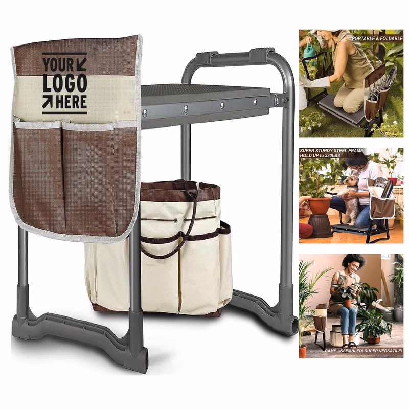 Portable Heavy Duty Durable Garden Stool Soft Thick Kneeling Pad Foldable Garden Seat