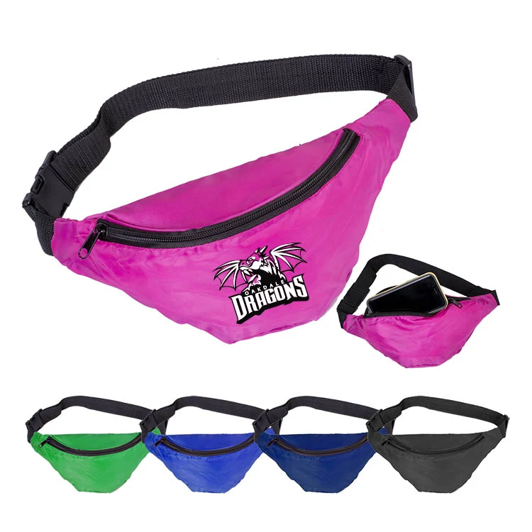 One Pocket Nylon Fanny Pack-Close Out 1