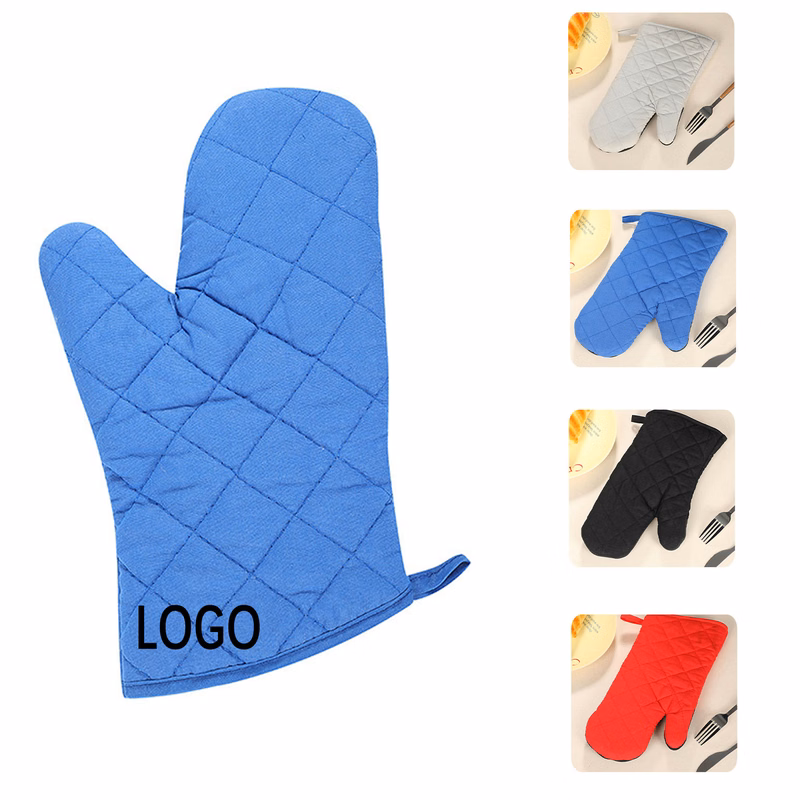 Heat Resistant Cotton Linen Oven Mitts For Kitchen Use