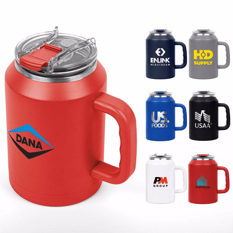 Rhino Mug & Straw Lid with Locking Flip Closure 50oz.