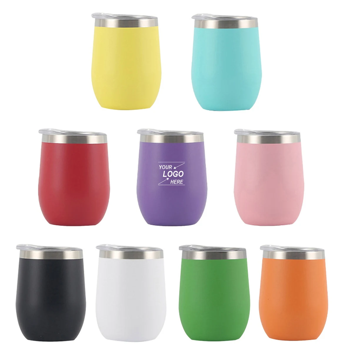 12 Oz. Insulated Tumbler with Lid 1