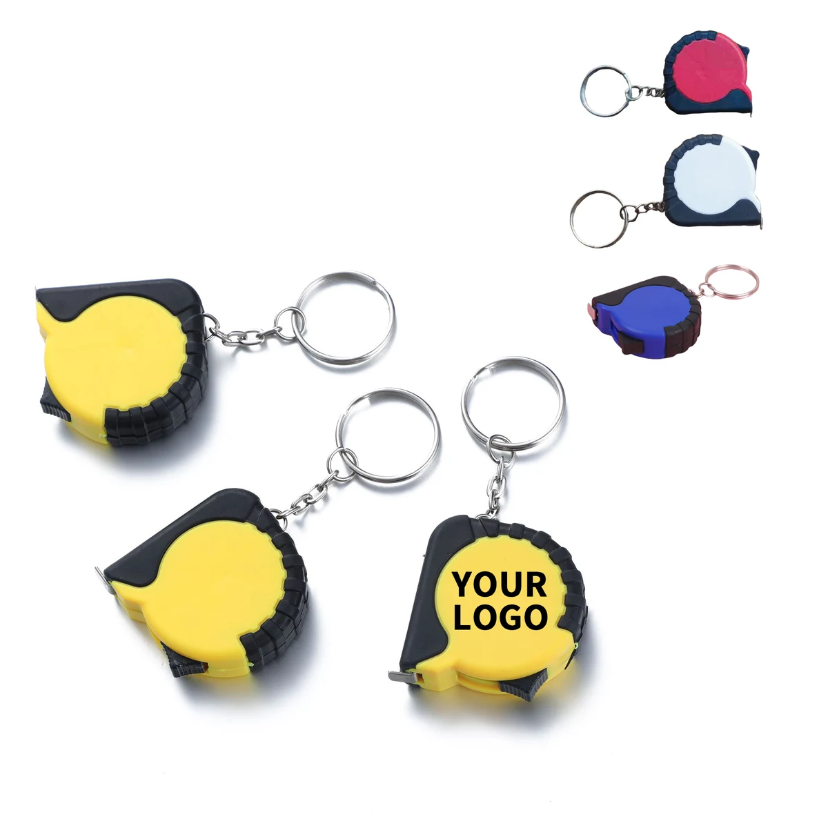Mini Tape Measure With Key Ring Self Lock 1