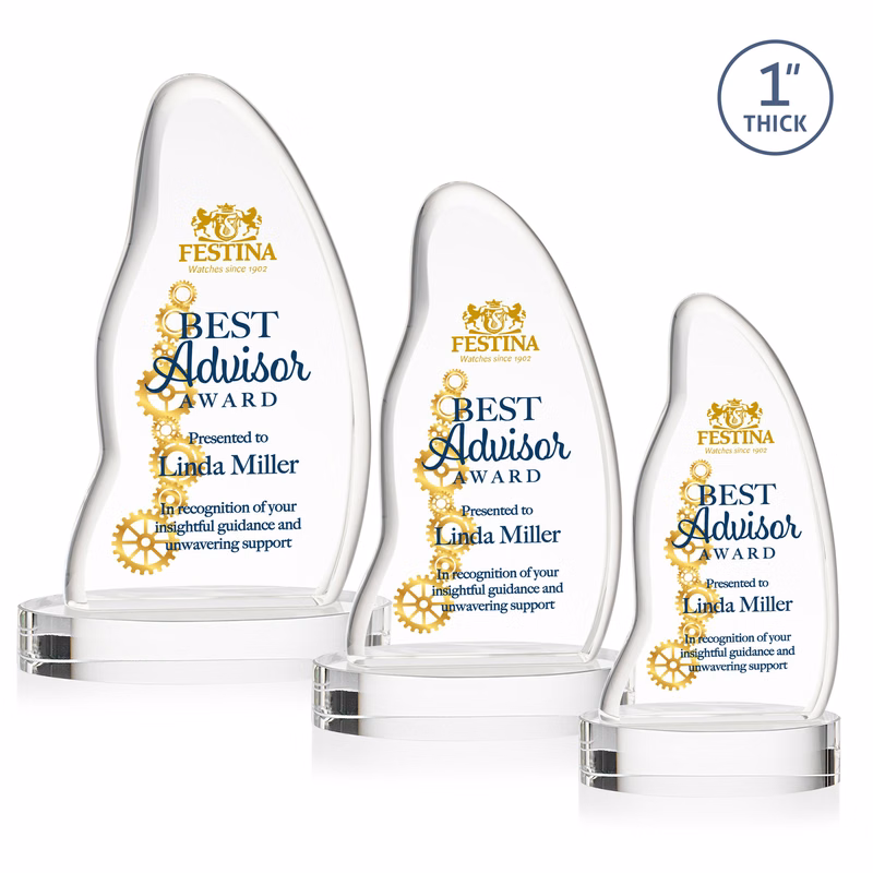 Beauford VividPrint™ Award on Base - Clear