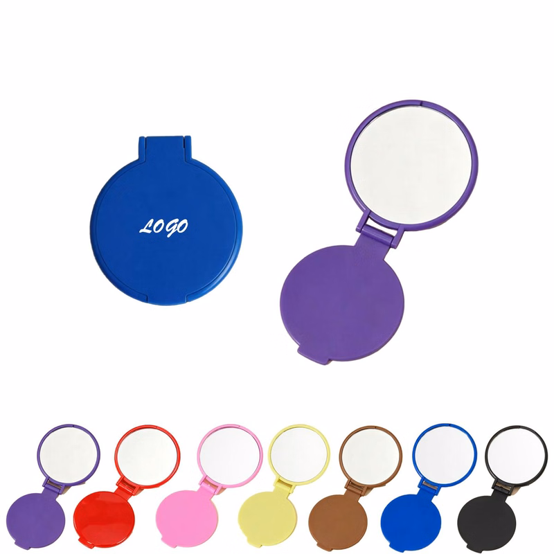 Compact Foldable ABS Plastic Pocket Cosmetic Makeup Mirror