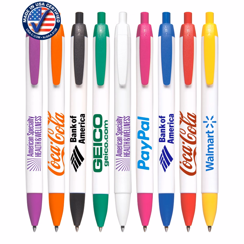 Certified Wide Barrel Clicker Pen