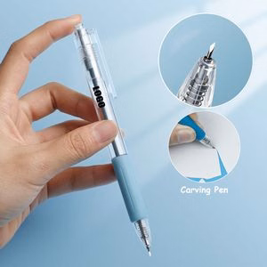 Click Action Blade Pen Shaped Carving Knife
