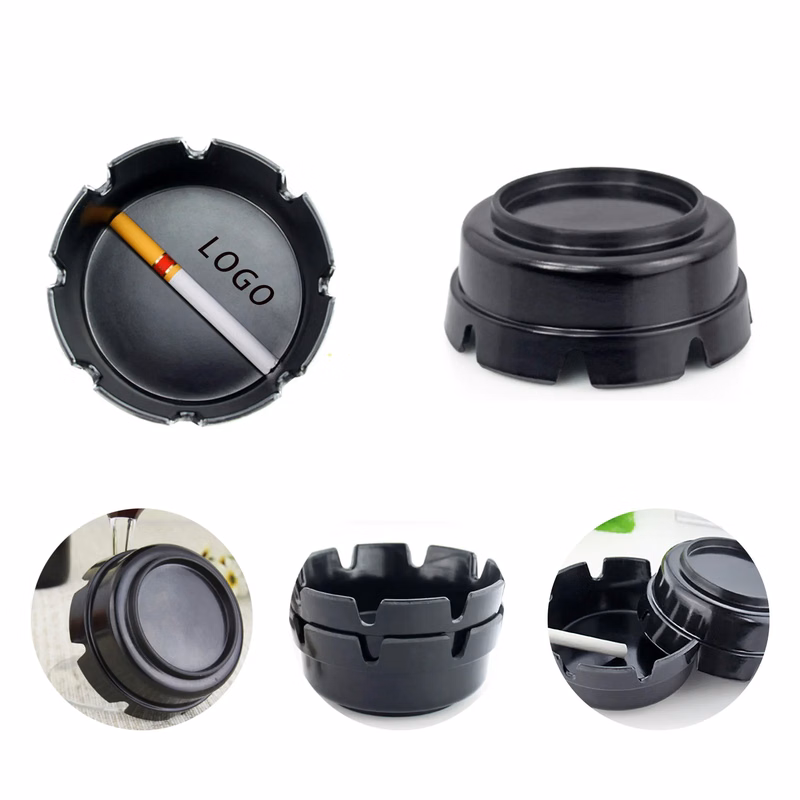 Plastic Ashtray With Logo For Safety