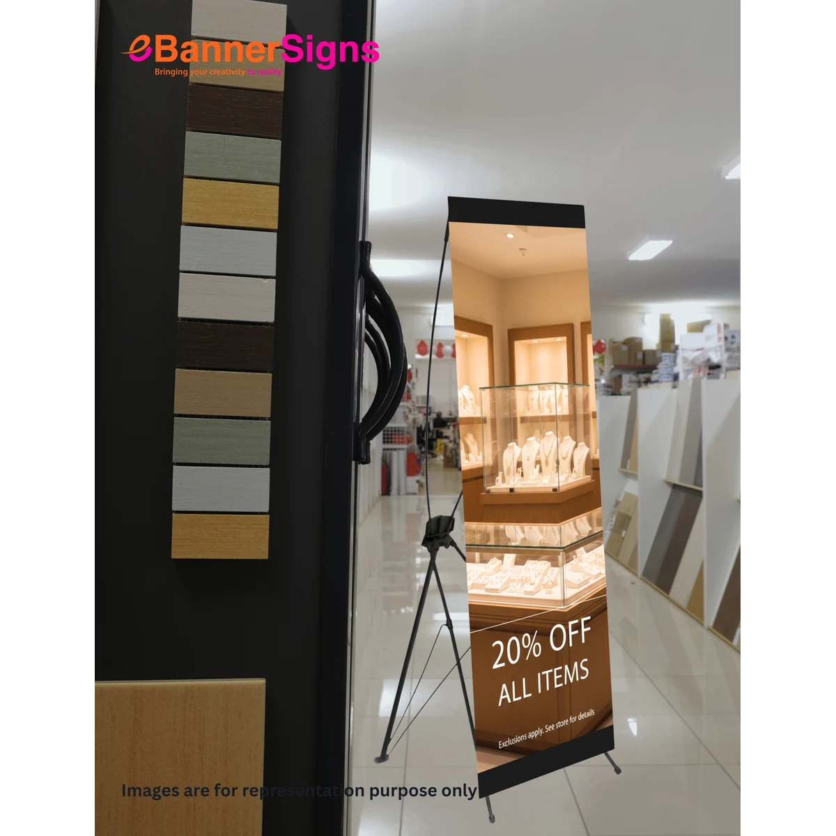 Korean X Banner Stands 1