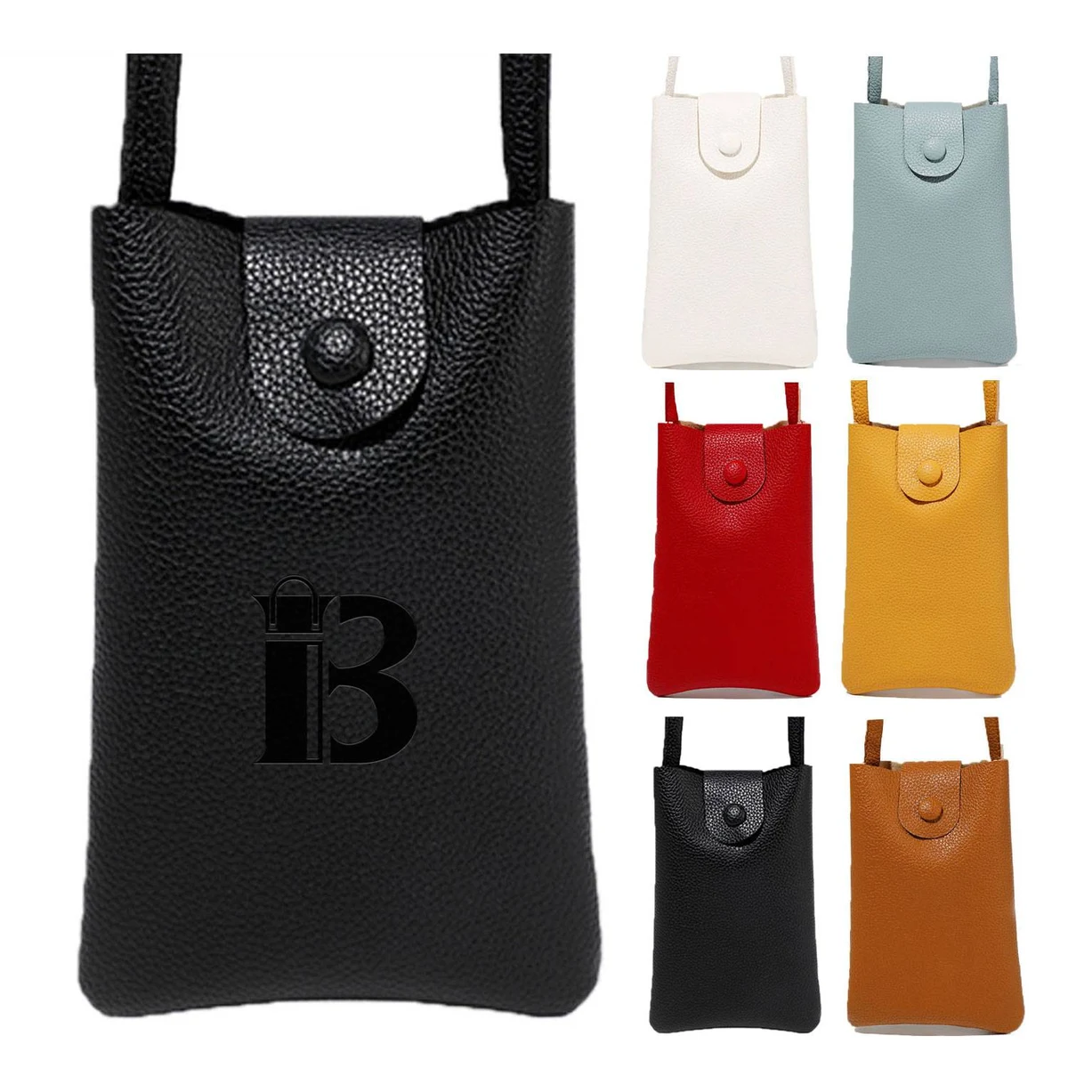 Soft Leather Phone Holder Wallet Bag PouchPurse Fanny Packs 1