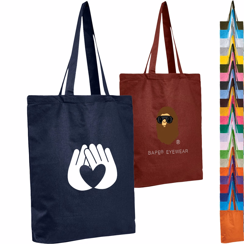 6 oz Cotton Canvas Tote Bag W/ Gusset (15" X 16" X 3")
