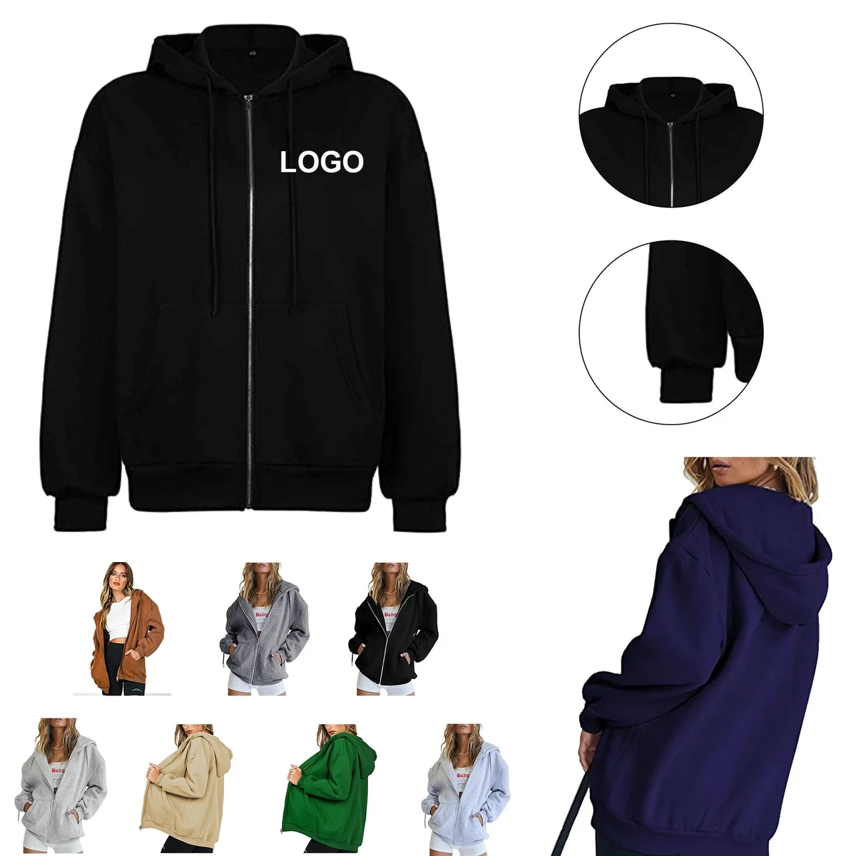 Women's Autumn Hooded Coat 1
