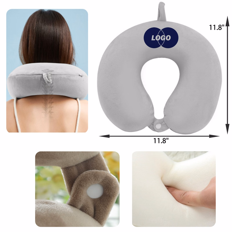 MOQ 50 PCS Soft Memory Foam U Shaped Neck Pillow