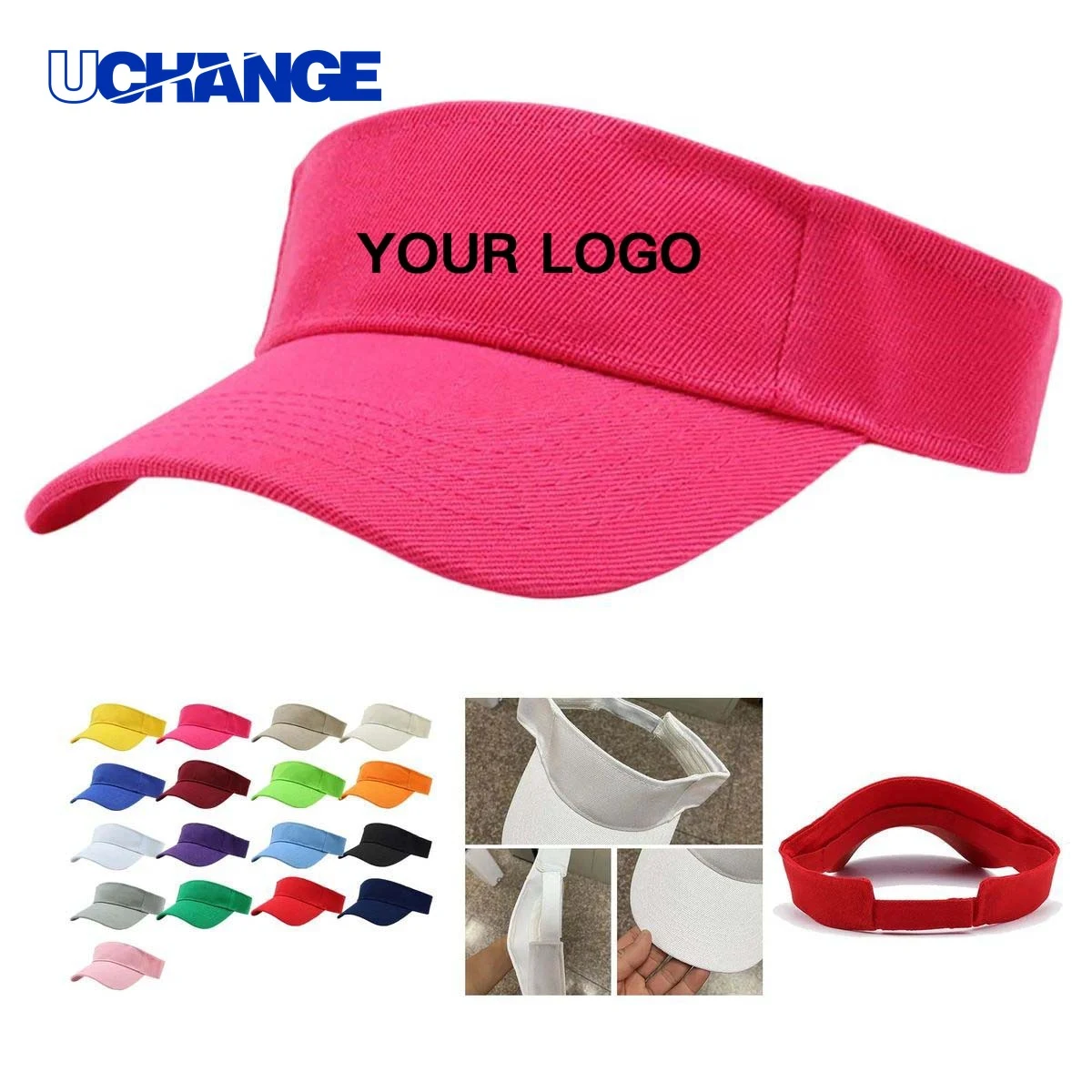 Pure Cotton Sun Hat Headwear with Embroidered Logo for Outdoor Use 1
