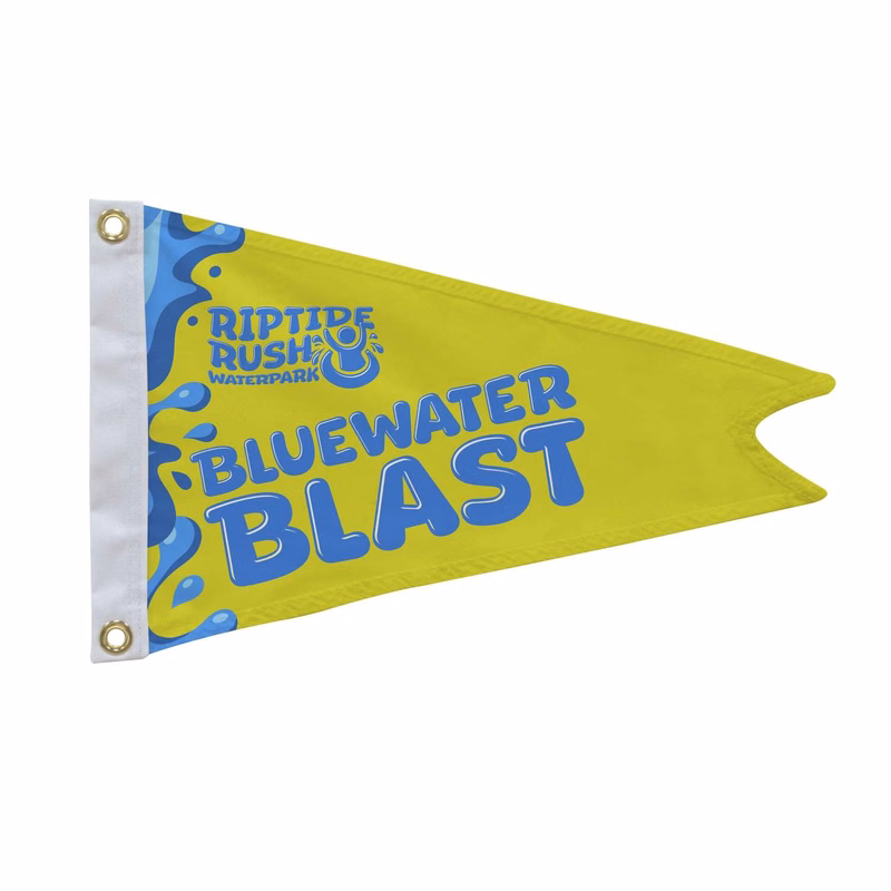 12" x 18" Nylon Burgee Flag Single-Sided