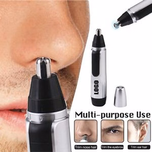 Sleek Silver Nose And Ear Hair Trimmer