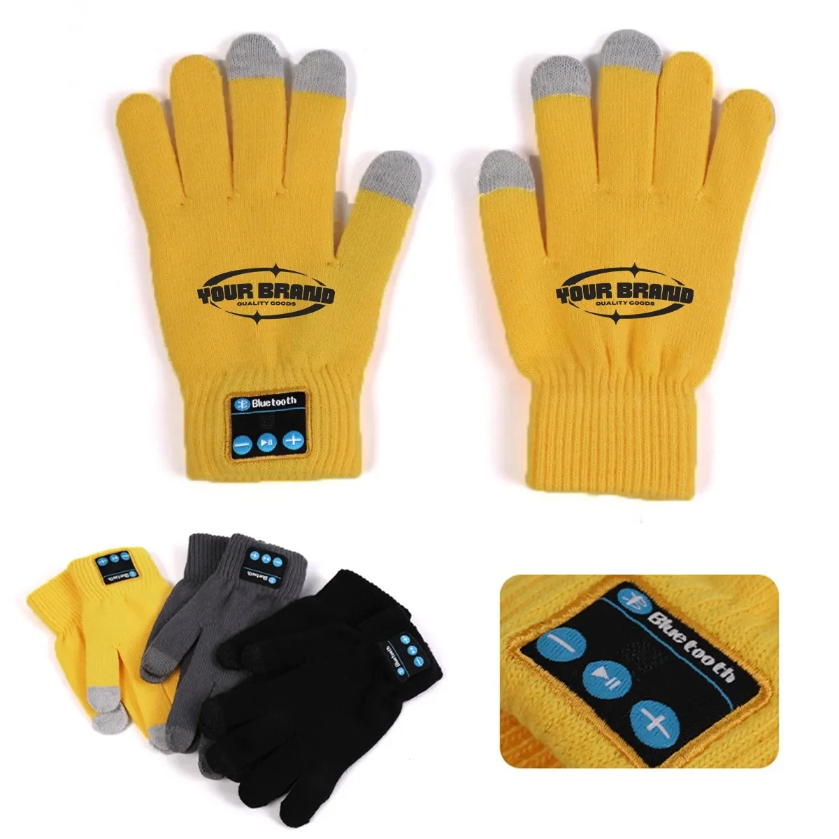 Bluetooth Warm Touch Screen Music Gloves 1