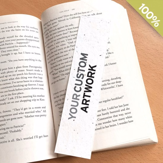Single-Sided Plantable Bookmarks