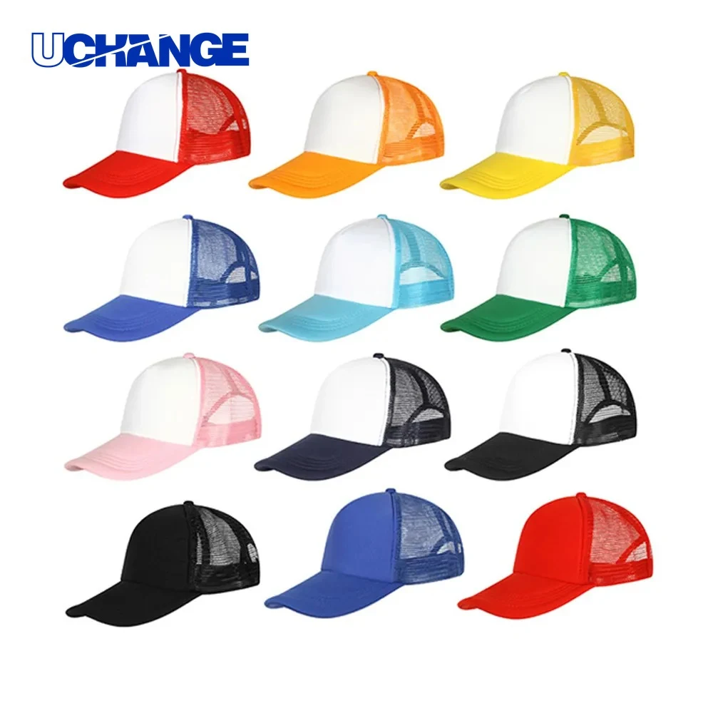 5 Panel Mesh Back Trucker Cap with Breathable Design for Outdoor Wear 1