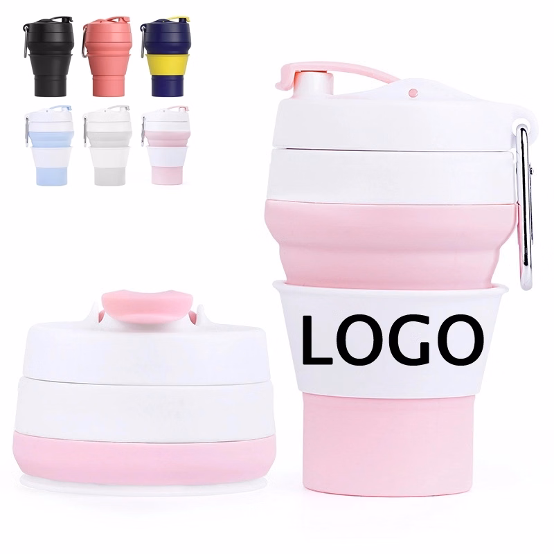 Silicone Foldable Travel Coffee Cup & Reusable To-Go Bottle