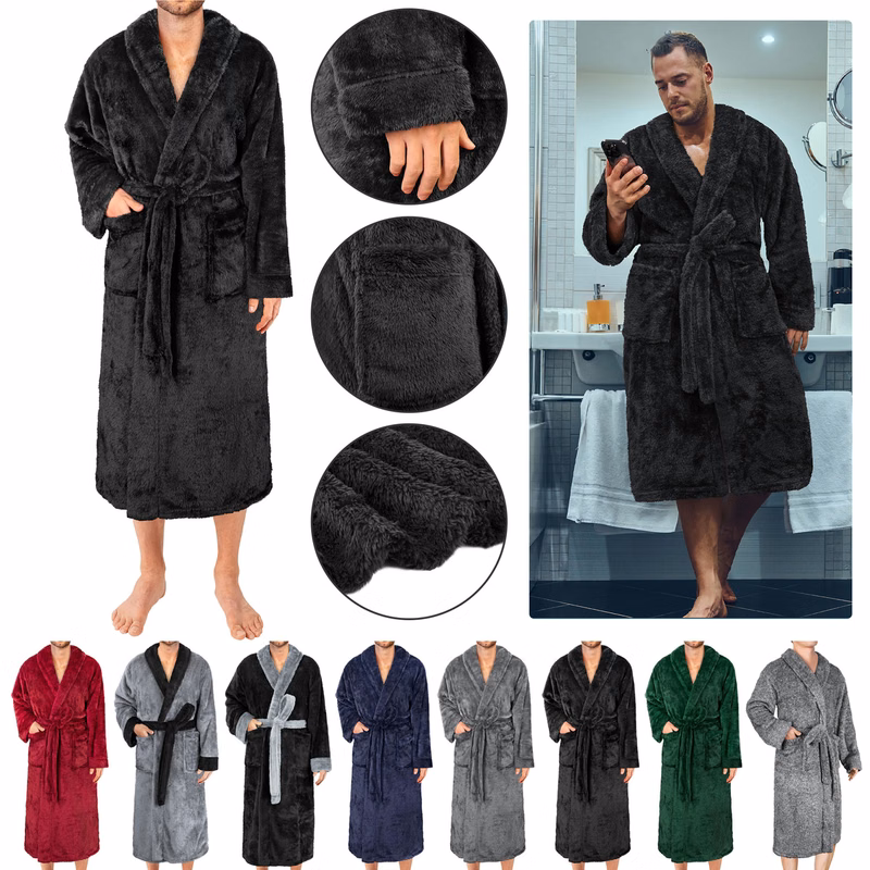 Men's Plush Soft Robe