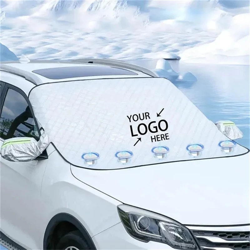 Car Ice and Snow Windshield Cover with Side Mirror Protector 1
