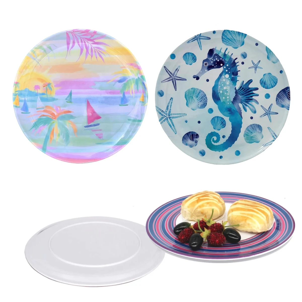 Lightweight Melamine Dinner Plate 1