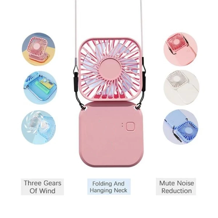 Outside Personal Necklace Mini Fan around your neck and enjoy a cool breeze 1