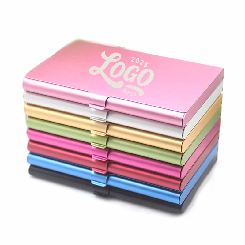 Aluminum Alloy Hinge Business Card Holder