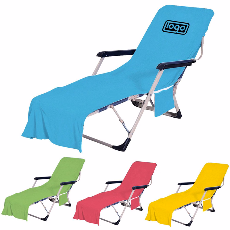 Lounge Chair Cover with Side Pockets