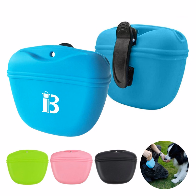 Silicone Dog Food Magnetic Training Belt Bag