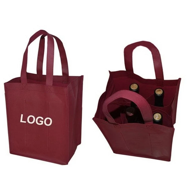 Reusable Wine Bottle Tote Bag for 6 Bottles 1
