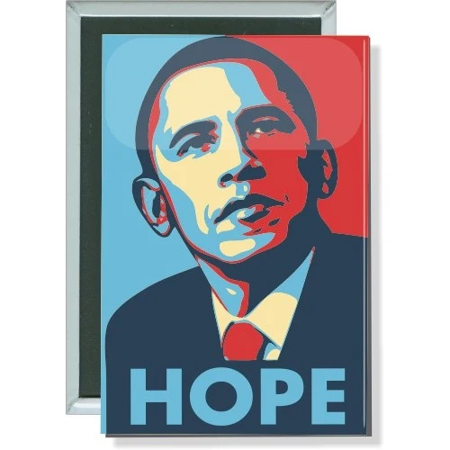 Barack Obama Hope, Political Button 1