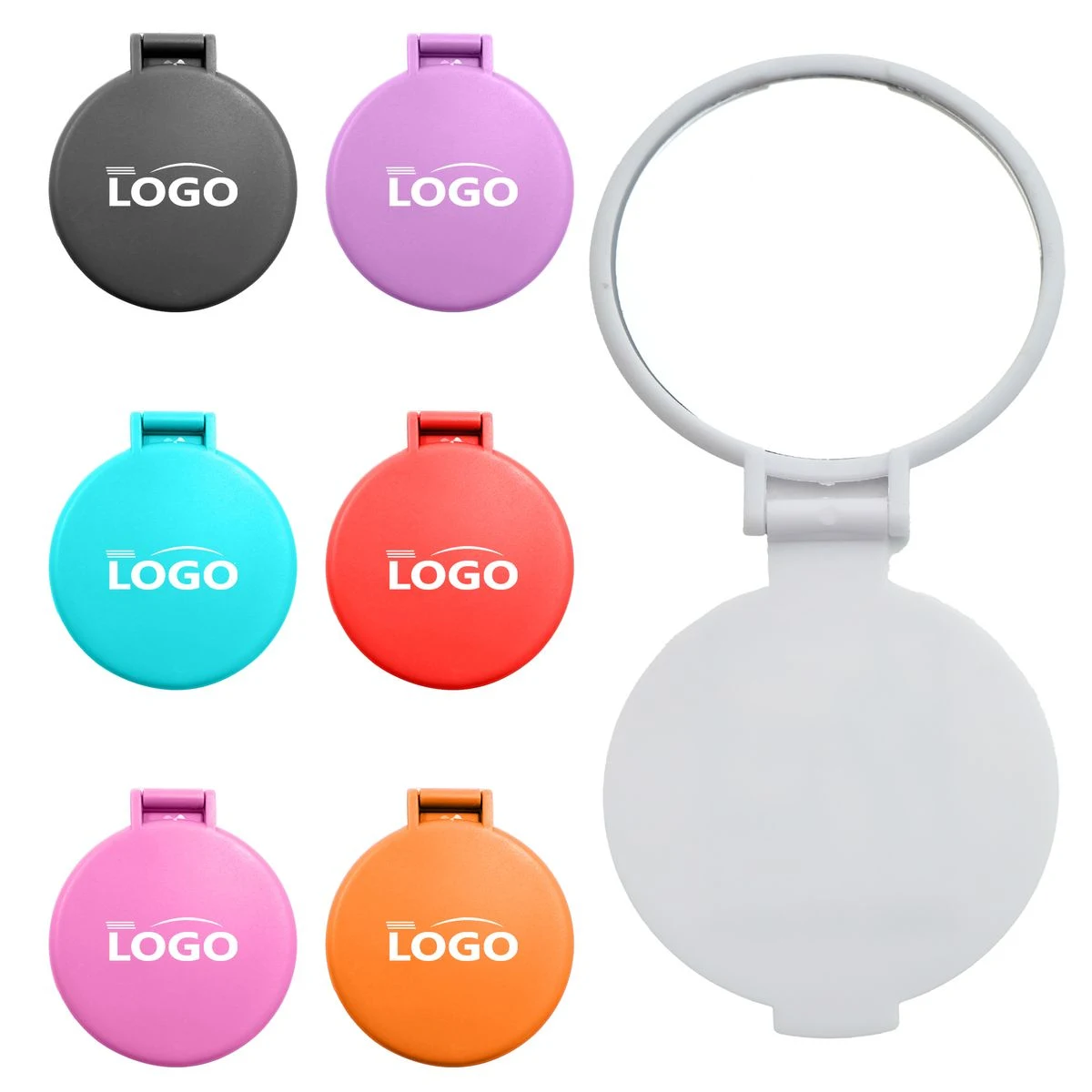 Portable Compact Mini Round Folding Travel Makeup Mirror 1
