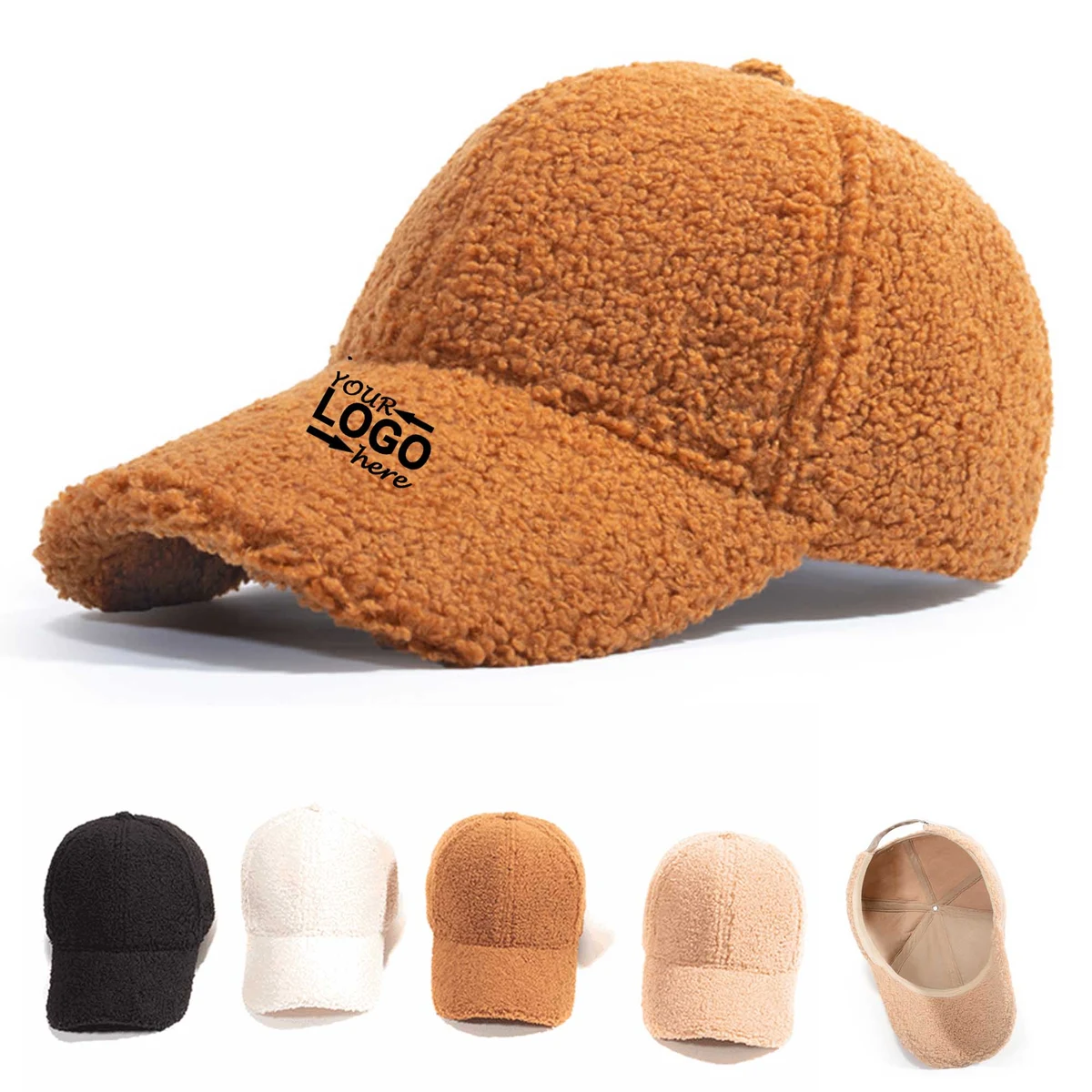 Faux Fur Plush Warm Hat 1