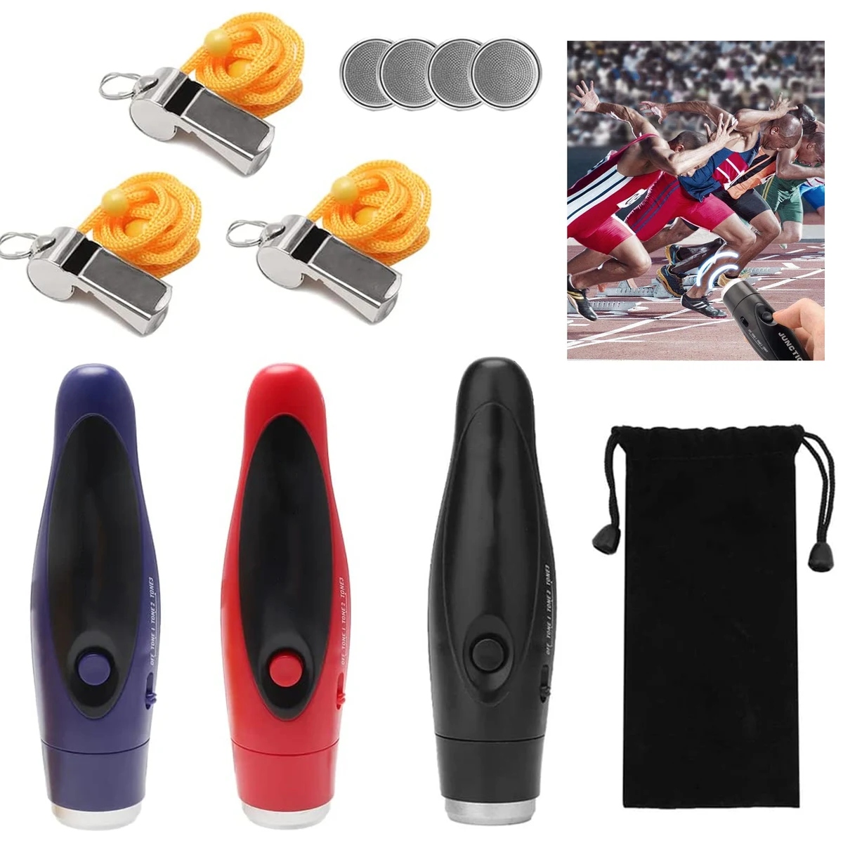 Electric Whistle with Lanyard 1