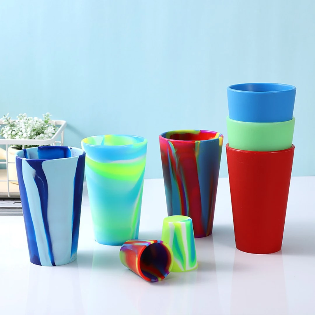 Sturdy Silicone Cup Drink Ware Glass Set 1