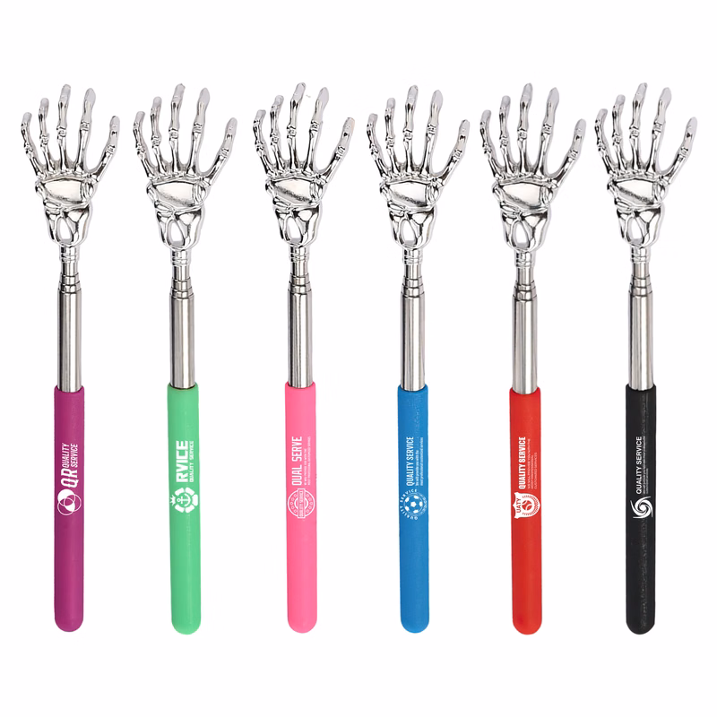 Extendable Stainless Steel Palm Skeleton Scratcher