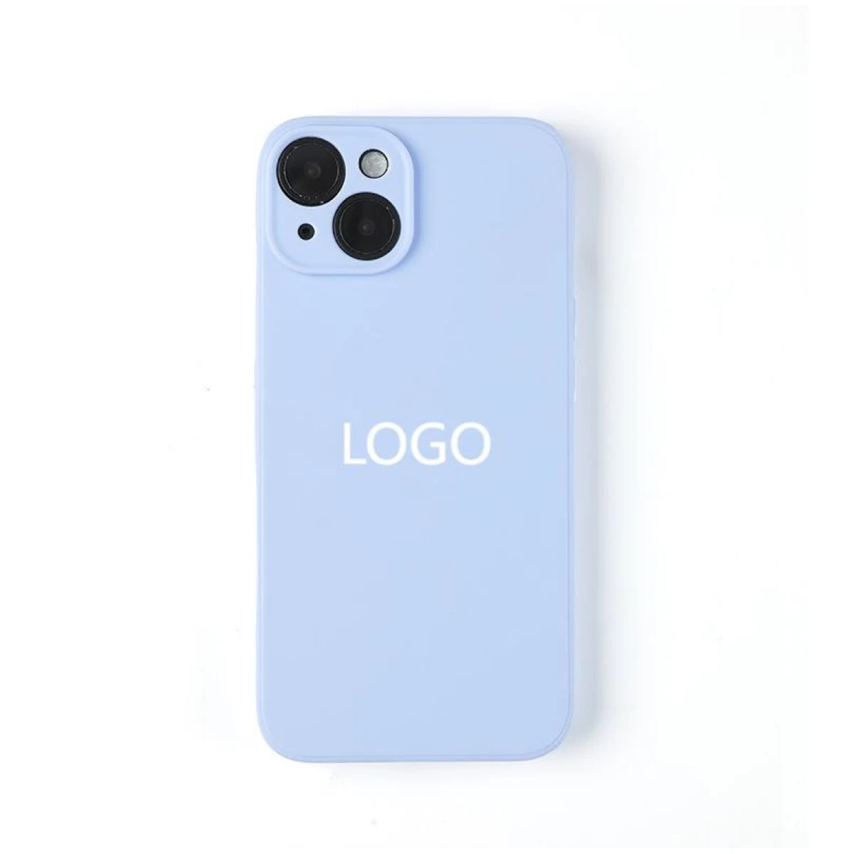 Iphone Custom Logo Solid Color Phone Case 1
